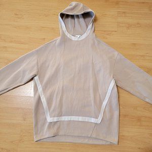 COS Beige Oversized Hoodie Pullover Medium